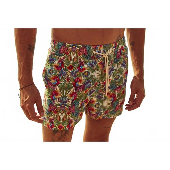 NEW ARRELS men's barcelona swim shorts in white